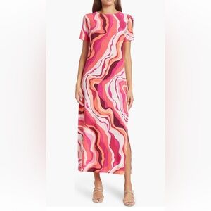 Donna Morgan Maxi T shirt Dress